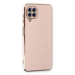 Mey İthalat® Samsung Galaxy A22 Kılıf Volet Silikon - Pembe