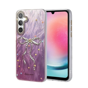 Mey İthalat®  Samsung Galaxy A24 4G Kılıf Blade Aynalı Desenli Kapak - Desen 1