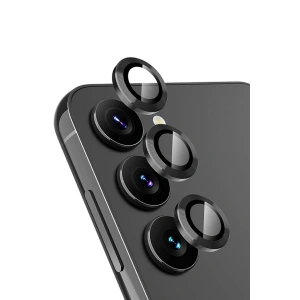 Mey İthalat®  Samsung Galaxy A25 5G Valdez Metal Kamera Lens - Siyah