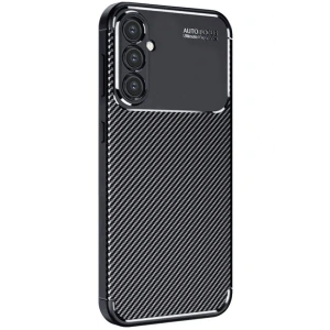 Mey İthalat®  Samsung Galaxy A26 Kılıf Auto Focus Karbon Kapak - Siyah