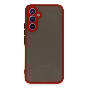 Mey İthalat®  Samsung Galaxy A34 5G Kılıf Montreal Silikon Kapak - Kırmızı