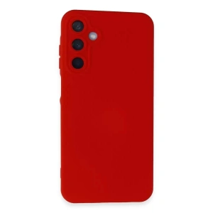 Mey İthalat®  Samsung Galaxy A35 5G Kılıf Nano içi Kadife Silikon - Kırmızı