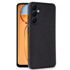 Mey İthalat®  Samsung Galaxy A36 Kılıf Aras Deri Kapak - Siyah