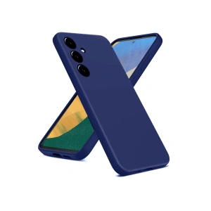 Mey İthalat®  Samsung Galaxy A36 Kılıf Nano içi Kadife Silikon - Lacivert