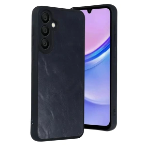 Mey İthalat®  Samsung Galaxy A37 5G Aras Deri Kapak - Lacivert