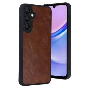 Mey İthalat®  Samsung Galaxy A37 5G Aras Deri Kapak - Taba