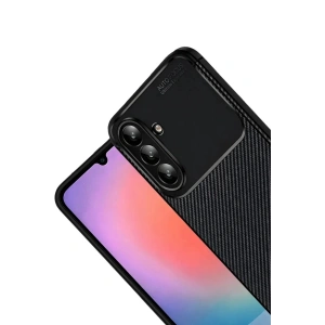 Mey İthalat®  Samsung Galaxy A37 5G Auto Focus Karbon Kapak - Siyah