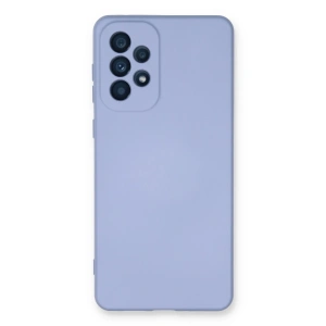 Mey İthalat®  Samsung Galaxy A53 5G Kılıf Nano içi Kadife Silikon - Lila