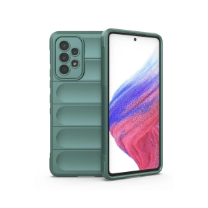 Mey İthalat®  Samsung Galaxy A53 5G Kılıf Optimum Silikon - Koyu Yeşil