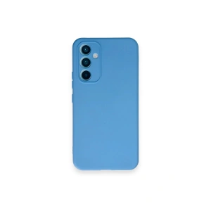 Mey İthalat®  Samsung Galaxy A54 5G Kılıf Nano içi Kadife Silikon - Mavi