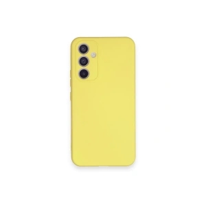 Mey İthalat®  Samsung Galaxy A54 5G Kılıf Nano içi Kadife Silikon - Sarı