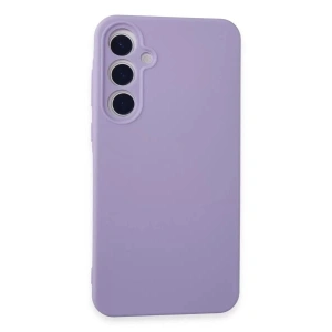 Mey İthalat®  Samsung Galaxy A55 5G Kılıf Nano içi Kadife Silikon - Lila