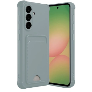 Mey İthalat®  Samsung Galaxy A56 Kılıf Kelvin Kartvizitli Silikon - Açık Yeşil