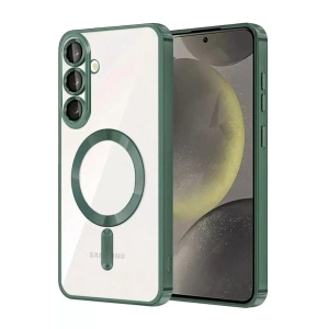 Mey İthalat®  Samsung Galaxy A57 5G Kross Magneticsafe Kapak - Koyu Yeşil