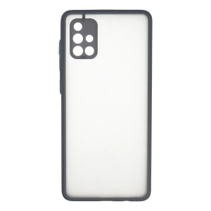 Mey İthalat® Samsung Galaxy A71 Kılıf Montreal Silikon Kapak - Gri