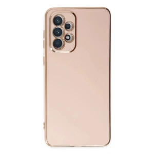 Mey İthalat®  Samsung Galaxy A73 5G Kılıf Volet Silikon - Pembe