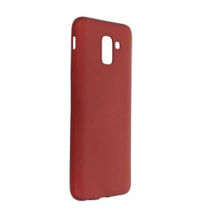 Mey İthalat® Samsung Galaxy J6 Kılıf First Silikon - Bordo