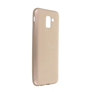 Mey İthalat® Samsung Galaxy J6 Kılıf First Silikon - Gold