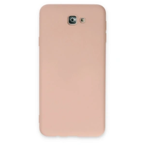 Mey İthalat® Samsung Galaxy J7 Prime Kılıf Nano içi Kadife Silikon - Pudra