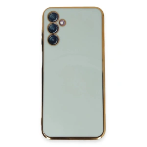Mey İthalat®  Samsung Galaxy M14 5G Kılıf Volet Silikon - Açık Yeşil