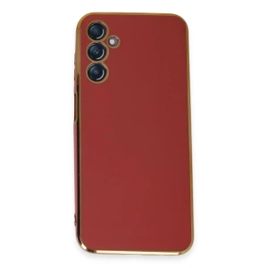 Mey İthalat®  Samsung Galaxy M14 5G Kılıf Volet Silikon - Kırmızı