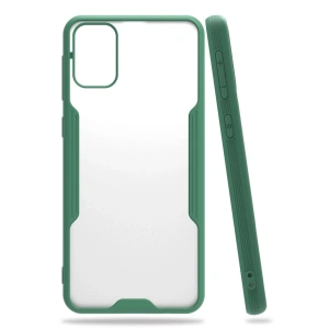 Mey İthalat®  Samsung Galaxy M31 Kılıf Platin Silikon - Yeşil