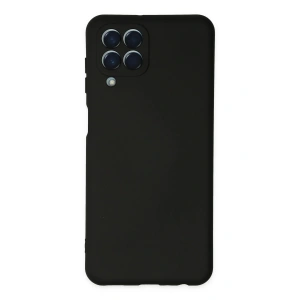 Mey İthalat®  Samsung Galaxy M33 Kılıf Nano içi Kadife Silikon - Siyah
