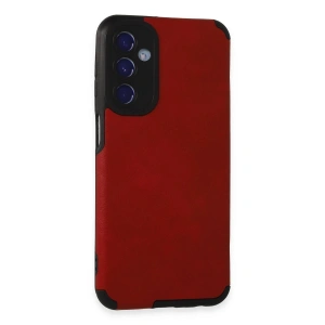 Mey İthalat®  Samsung Galaxy M34 5G Kılıf Loop Deri Silikon - Kırmızı