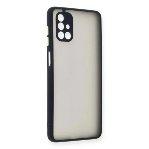 Mey İthalat®  Samsung Galaxy M51 Kılıf Montreal Silikon Kapak - Lacivert