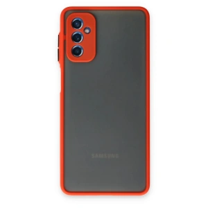Mey İthalat®  Samsung Galaxy M52 5G Kılıf Montreal Silikon Kapak - Kırmızı