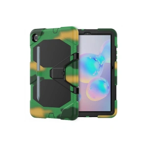 Mey İthalat®  Samsung Galaxy P610 Tab S6 Lite 10.4 Kılıf Griffin Tablet Kapak - Kamuflaj