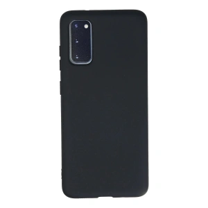 Mey İthalat®  Samsung Galaxy S20 Kılıf Nano içi Kadife Silikon - Lacivert