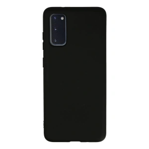 Mey İthalat®  Samsung Galaxy S20 Kılıf Nano içi Kadife Silikon - Siyah