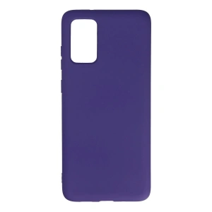 Mey İthalat®  Samsung Galaxy S20 Plus Kılıf Nano içi Kadife Silikon - Mor