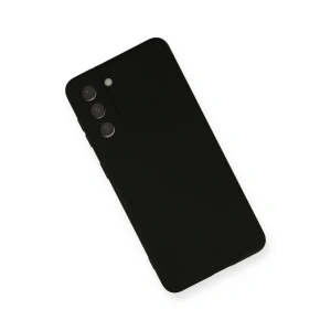 Mey İthalat®  Samsung Galaxy S21 FE Kılıf Nano içi Kadife Silikon - Siyah