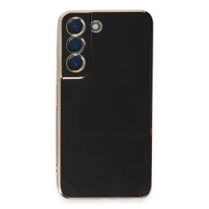 Mey İthalat®  Samsung Galaxy S21 Kılıf Volet Silikon - Siyah