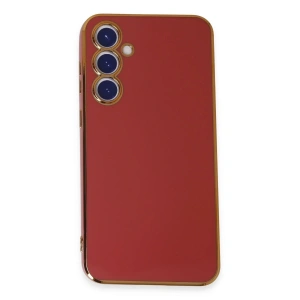 Mey İthalat®  Samsung Galaxy S23 FE Kılıf Volet Silikon - Kırmızı