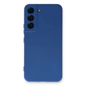 Mey İthalat®  Samsung Galaxy S23 Kılıf Nano içi Kadife Silikon - Mavi