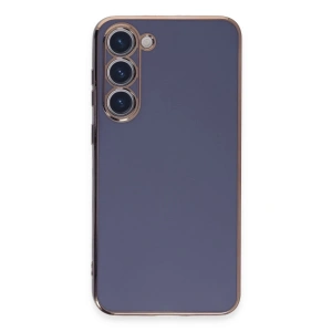 Mey İthalat® Samsung Galaxy S23 Kılıf Volet Silikon - Mavi