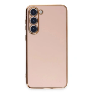 Mey İthalat® Samsung Galaxy S23 Kılıf Volet Silikon - Pembe