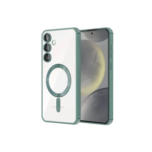 Mey İthalat®  Samsung Galaxy S23 Plus Kılıf Kross Magneticsafe Kapak - Koyu Yeşil