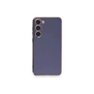 Mey İthalat®  Samsung Galaxy S23 Plus Kılıf Volet Silikon - Mavi