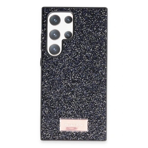 Mey İthalat®  Samsung Galaxy S23 Ultra Bright Simli Kapak - Siyah