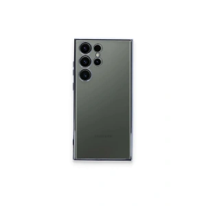 Mey İthalat®  Samsung Galaxy S23 Ultra Kılıf  Lensli Silikon - Açık Mavi