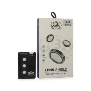 Mey İthalat®  Samsung Galaxy S24 Bilvis Titan Kamera Lens - Siyah
