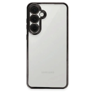 Mey İthalat®  Samsung Galaxy S24 FE Kılıf  Lensli Silikon - Siyah