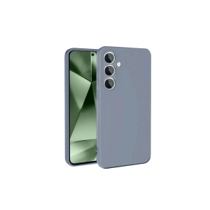 Mey İthalat®  Samsung Galaxy S24 FE Kılıf Nano içi Kadife Silikon - Gri
