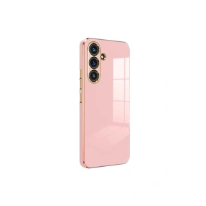 Mey İthalat®  Samsung Galaxy S24 FE Kılıf Volet Silikon - Pembe