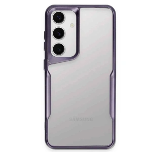 Mey İthalat®  Samsung Galaxy S24 Kılıf Boyi Silikon Kapak - Derin Mor