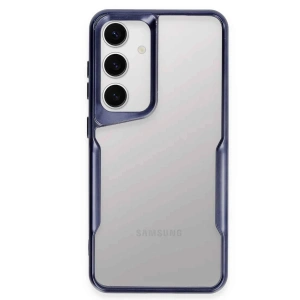 Mey İthalat®  Samsung Galaxy S24 Kılıf Boyi Silikon Kapak - Lacivert